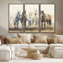 Wild Horses Wall Art Canvas Print, Framed Running Horses Art by MyGreatCanvas | Canvas Wall Art Prints | Photo Prints & Wall Decor