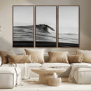 Black Wave Wall Art Canvas Print – Framed Abstract Surf by MyGreatCanvas | Canvas Wall Art Prints | Photo Prints & Wall Decor