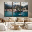 Amalfi Coast Wall Art – Framed Italian Seaside Canvas by MyGreatCanvas | Canvas Wall Art Prints | Photo Prints & Wall Decor
