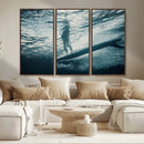Underwater Surf Wall Art – Framed Ocean Wave Canvas Artwork, by MyGreatCanvas | Canvas Wall Art Prints | Photo Prints & Wall Decor