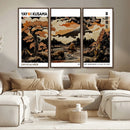 Modern Japanese Wall Art Canvas Print – Framed Abstract by MyGreatCanvas | Canvas Wall Art Prints | Photo Prints & Wall Decor