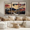 Modern Japanese Wall Art Canvas Print – Framed Abstract by MyGreatCanvas | Canvas Wall Art Prints | Photo Prints & Wall Decor