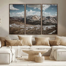 Mountain Landscape Wall Art Canvas Print – Framed Snowy by MyGreatCanvas | Canvas Wall Art Prints | Photo Prints & Wall Decor