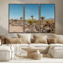 Joshua Tree Wall Art Canvas Print – Framed Desert Landscape