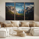 Yosemite National Park Wall Art Canvas Print – Framed