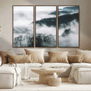 Foggy Forest Landscape Wall Art Canvas Print – Misty by MyGreatCanvas | Canvas Wall Art Prints | Photo Prints & Wall Decor