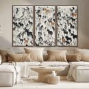 Wild Horse Stampede Wall Art Canvas Print – Monochrome by MyGreatCanvas | Canvas Wall Art Prints | Photo Prints & Wall Decor