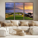 Pebble Beach Golf Wall Art Canvas Print – Iconic Coastal by MyGreatCanvas | Canvas Wall Art Prints | Photo Prints & Wall Decor