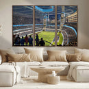 Chicago Dome Stadium Wall Art Canvas Print – Framed Modern