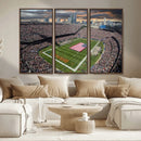 Chicago Bears Soldiers Field Wall Art Canvas Print – Framed