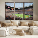 Chicago Bears Soldiers Field Wall Art Canvas Print – Framed