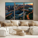 Chicago Bears Soldiers Field Wall Art Canvas Print – Framed