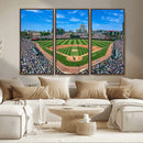 Wrigley Field Baseball Stadium Canvas Wall Art – Packed by MyGreatCanvas | Canvas Wall Art Prints | Photo Prints & Wall Decor