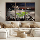 Epic Night Football Stadium Wall Art Canvas Print, Fireworks by MyGreatCanvas | Canvas Wall Art Prints | Photo Prints & Wall Decor