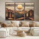 Wood Mountain Wall Art Canvas Print – Layered Forest and by MyGreatCanvas | Canvas Wall Art Prints | Photo Prints & Wall Decor