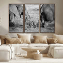 Wild Elephant Wall Art Canvas Print by MyGreatCanvas | Canvas Wall Art Prints | Photo Prints & Wall Decor