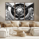 Vintage Airplane Wall Art Canvas Print by MyGreatCanvas | Canvas Wall Art Prints | Photo Prints & Wall Decor