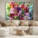 Oil Flower Abstract Canvas Print by MyGreatCanvas | Canvas Wall Art Prints | Photo Prints & Wall Decor