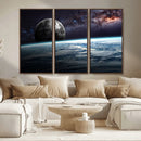 Space and Planet Canvas Print by MyGreatCanvas | Canvas Wall Art Prints | Photo Prints & Wall Decor