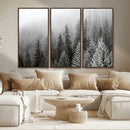 Big Foggy Forest and Misty Trees Forest Wall Art Canvas by MyGreatCanvas | Canvas Wall Art Prints | Photo Prints & Wall Decor