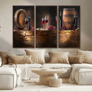Wine and Barrels Wall Art Canvas Print by MyGreatCanvas | Canvas Wall Art Prints | Photo Prints & Wall Decor
