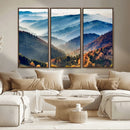 Mountains Forest Autumn Wall Art Canvas Print by MyGreatCanvas | Canvas Wall Art Prints | Photo Prints & Wall Decor