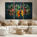 Herbs and Spices Kitchen Wall Art Canvas Print