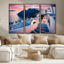 Santorini Island Wall Art Canvas Print by MyGreatCanvas | Canvas Wall Art Prints | Photo Prints & Wall Decor