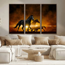 Horse Wall Art Canvas Print, Multi Panel Animal Canvas Print