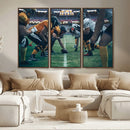American Football Playing Wall Art Canvas Print by MyGreatCanvas | Canvas Wall Art Prints | Photo Prints & Wall Decor