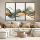 Abstract Wave Canvas Wall Art – Fluid Contemporary Elegance by MyGreatCanvas | Canvas Wall Art Prints | Photo Prints & Wall Decor