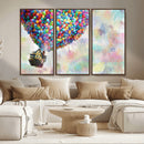 Up Pixar Poster, Look Up Pixar Wall Art, Up Pixar Canvas,