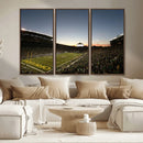 Oregon Ducks Football Team Print - Eugene Autzen Stadium