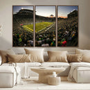 Oregon Stadium Canvas Wall Art - Captivating Game Day Scene