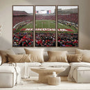 Wisconsin Badgers Team Print Canvas - Madison Camp Randall