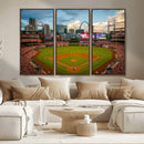 St. Louis Cardinals Baseball Team Print - Busch Stadium Wall