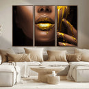 African American Art Black Woman Canvas Print, African Wall