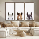 Horse Prints Set, Set of 3 Horse Wall Art, Horses Portraits, by MyGreatCanvas | Canvas Wall Art Prints | Photo Prints & Wall Decor