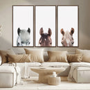 Horse Wall Art - Minimalist Horse Triptych Wall Art – Modern by MyGreatCanvas | Canvas Wall Art Prints | Photo Prints & Wall Decor
