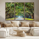 Wormsloe State Plantation Driveway Wall Art Canvas Print by MyGreatCanvas | Canvas Wall Art Prints | Photo Prints & Wall Decor