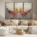 Golden Angel Wings Wall Art Canvas Print – Stunning Abstract by MyGreatCanvas | Canvas Wall Art Prints | Photo Prints & Wall Decor