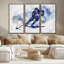 Hockey Player Wall Art Canvas Print - Sports-Inspired