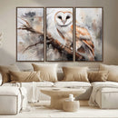 Barn Owl Wall Art | Watercolor Barn Owl Canvas Print | by MyGreatCanvas | Canvas Wall Art Prints | Photo Prints & Wall Decor