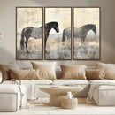 Vintage Horses Wall Art Canvas Print by MyGreatCanvas | Canvas Wall Art Prints | Photo Prints & Wall Decor