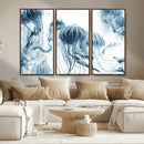 Abstract Jellyfish Canvas Print Wall Art