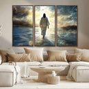 Jesus Walking on Water Wall Art | Canvas Print | Ready to
