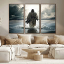 Jesus Walking on Water Wall Art | Canvas Print | Ready to