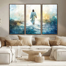 Watercolor Jesus Walking on Water Canvas Print, Christian by MyGreatCanvas | Canvas Wall Art Prints | Photo Prints & Wall Decor