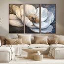 White Magnolia Flower Wall Art Canvas Print | Abstract by MyGreatCanvas | Canvas Wall Art Prints | Photo Prints & Wall Decor