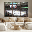Sharks Arena Blackhawks Sharks Ice Hockey Stadium Wall Art by MyGreatCanvas | Canvas Wall Art Prints | Photo Prints & Wall Decor